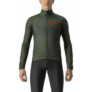 Castelli Squadra Stretch Kabát Military Green/Dark Gray M kép