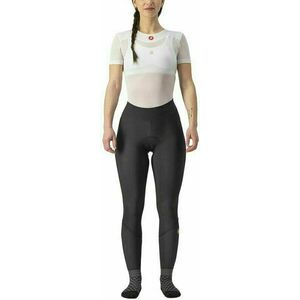 Castelli Velocissima Thermal Tight Black/Black Reflex XS Nadrág kerékpározáshoz kép