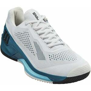 Wilson Rush Pro 4.0 Mens Tennis Shoe White/Blue Coral/Blue Alton 44 Férfi tenisz cipők kép