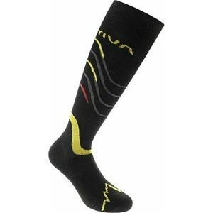 La Sportiva Skialp Socks Black/Yellow M Zoknik kép