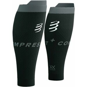 Compressport R2 Oxygen Black/Steel Grey T4 Borjútakarók futóknak kép