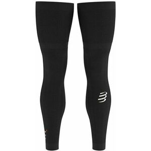 Compressport Full Legs Black T1 Futó lábmelegítők kép