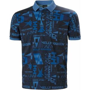 Helly Hansen Men's Newport Polo Ing Ocean Burgee Aop 2XL kép