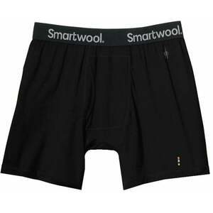 Smartwool Men's Merino Boxer Brief Boxed Black M Termikus fehérnemű kép