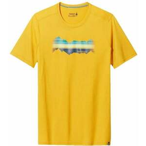 Smartwool Mountain Horizon Graphic Short Sleeve Tee Honey Gold L Póló kép