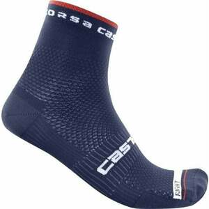 Castelli Rosso Corsa Pro 9 Sock Belgian Blue 2XL Kerékpáros zoknik kép