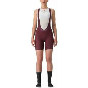 Castelli Prima W Bibshort Deep Bordeaux/Persian Red S Nadrág kerékpározáshoz kép