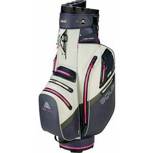 Big Max Aqua Silencio 4 Organizer Steel Blue/Off White/Fuchsia Cart Bag kép