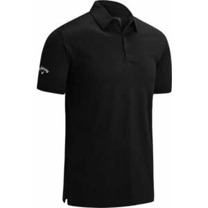 Callaway Swingtech Solid Mens Polo Shirt Caviar L Rövid ujjú póló kép