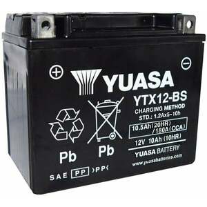 Yuasa Battery YTX12-BS Motorkerékpár akkumulátor kép