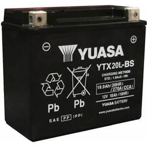 Yuasa Battery YTX20L-BS Motorkerékpár akkumulátor kép