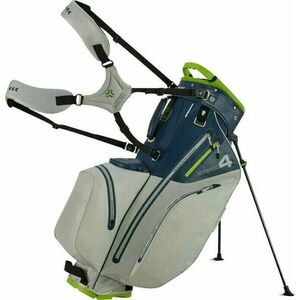 Big Max Aqua Hybrid 4 Stand Bag Navy/Grey/Lime kép