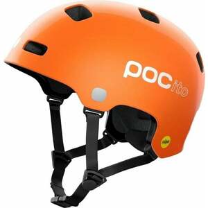 POC POCito Crane MIPS Fluorescent Orange 51-54 Gyerek kerékpáros sisak kép