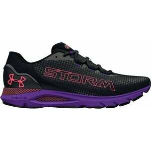 Under Armour Men's UA HOVR Sonic 6 Storm Running Shoes Black/Metro Purple/Black 42 Utcai futócipők kép