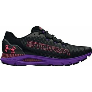 Under Armour Men's UA HOVR Sonic 6 Storm Running Shoes Black/Metro Purple/Black 44 Utcai futócipők kép