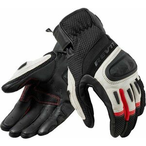 Rev'it! Gloves Dirt 4 Black/Red 3XL Motoros kesztyűk kép