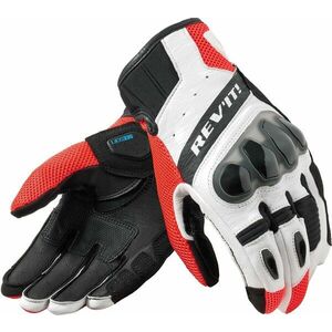 Rev'it! Gloves Ritmo Black/Neon Red 3XL Motoros kesztyűk kép