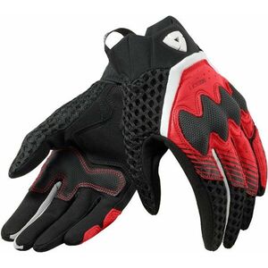 Rev'it! Gloves Veloz Ladies Black/Red M Motoros kesztyűk kép