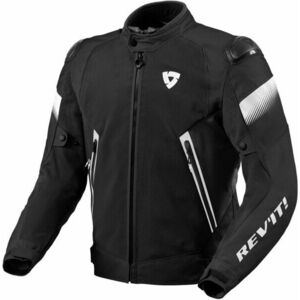 Rev'it! Jacket Control Air H2O Black/White 2XL Textildzseki kép