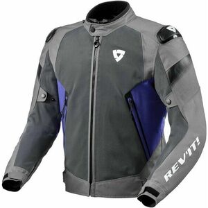 Rev'it! Jacket Control Air H2O Grey/Blue 3XL Textildzseki kép