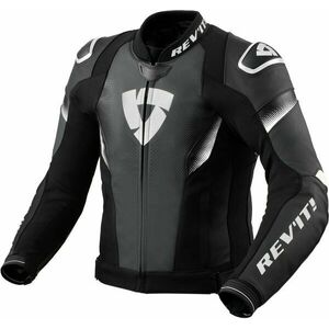 Rev'it! Jacket Control Black/White 46 Bőrdzseki kép