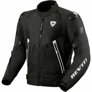 Rev'it! Jacket Control H2O Black/White L Textildzseki kép