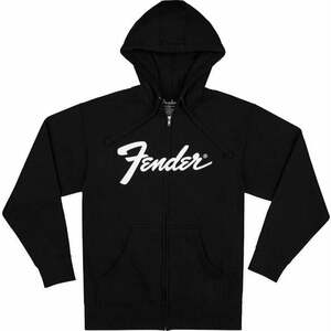 Fender Pulóver Transition Logo Zip Front Black M kép