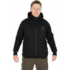 Fox Fishing Horgászpulóver Collection Sherpa Hoody Black/Orange M kép