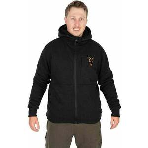 Fox Fishing Horgászpulóver Collection Sherpa Hoody Black/Orange S kép