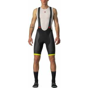 Castelli Competizione Kit Bibshort Black/Electric Lime M Nadrág kerékpározáshoz kép