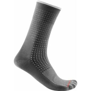 Castelli Premio 18 Sock Gunmetal Gray S/M Kerékpáros zoknik kép