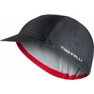 Castelli Rosso Corsa 2 Cap Black UNI Sapka kép