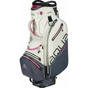 Big Max Aqua Sport 4 Off White/Steel Blue/Fuchsia Cart Bag kép