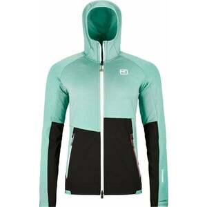 Ortovox Fleece Rib Hoody Womens Aquatic Ice L Pulóver kép