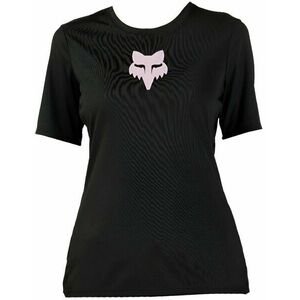 FOX Womens Ranger Foxhead Short Sleeve Dzsörzi Black M kép