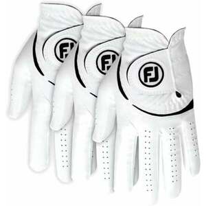 Footjoy Weathersof Golf (3 Pack) White/Black M Golf kesztyű kép