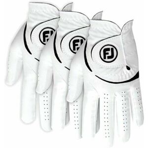 Footjoy Weathersof Golf (3 Pack) White/Black Bal kéz S Férfi kesztyű kép