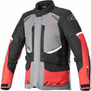 Alpinestars Andes V3 Drystar Jacket Dark Gray/Black/Bright Red 3XL Textildzseki kép