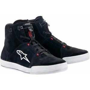 Alpinestars Chrome Shoes Black/Cool Gray/Red Fluo 38 Motoros cipők kép