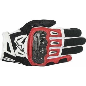 Alpinestars SMX-2 Air Carbon V2 Gloves Black/Red/White 3XL Motoros kesztyűk kép