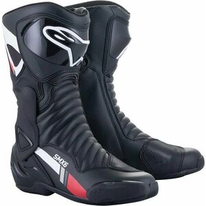 Alpinestars SMX-6 V2 Boots Black/White/Gray 36 Motoros csizmák kép