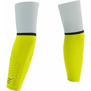 Compressport ArmForce Ultralight White/Safety Yellow T2 Futókar melegítők kép