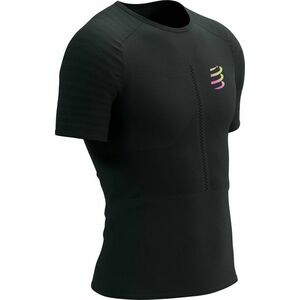 Compressport Racing SS Tshirt M Black/Safety Yellow XL Rövidujjú futópólók kép