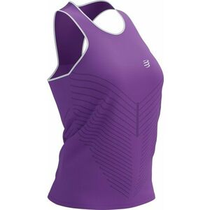 Compressport Performance Singlet W Royal Lilac/White S Ujjatlan felsők futáshoz kép