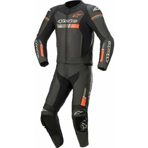 Alpinestars GP Force Chaser Leather Suit 2 Pc Black/Red Fluo 48 Kétrészes motoros overál kép