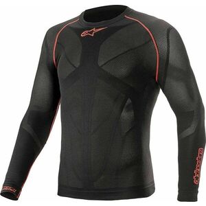 Alpinestars Ride Tech V2 Top Long Sleeve Summer Black Red M/L Funkcionális fehérnemű kép