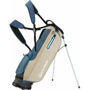 TaylorMade Flextech Superlite Stand Bag Navy/Tan/White kép