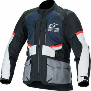 Alpinestars Andes Air Drystar Jacket Deep Blue/Black/Ice Gray 3XL Textildzseki kép