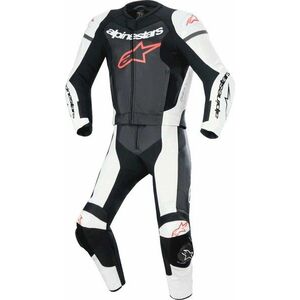 Alpinestars GP Force Lurv Leather Suit 2 Pc Black/White Red/Fluo 48 Kétrészes motoros overál kép