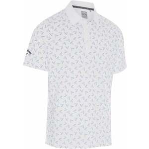 Callaway Painted Chev Mens Polo Bright White L Rövid ujjú póló kép